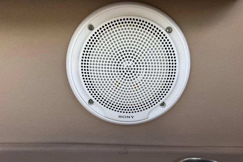Slide: The Image of Sony speaker installed in a 2007 Cobalt 212 boat interior. - 50