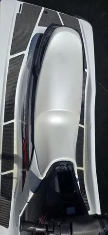 Slide: The Image of A white 2019 Yamaha WaveRunner EX, viewed from above, showing the seat and deck. - 10