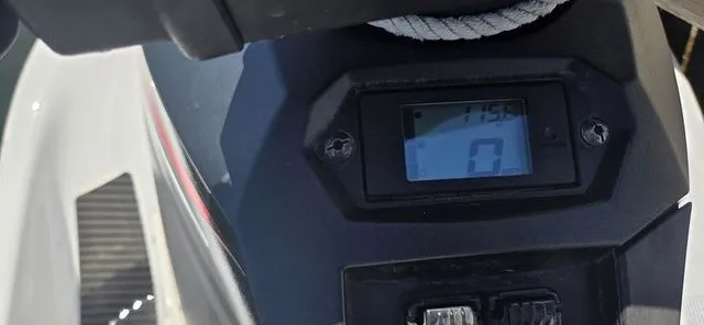 Slide: The Image of Close-up of a Yamaha WaveRunner EX dashboard with digital display and controls. - 12