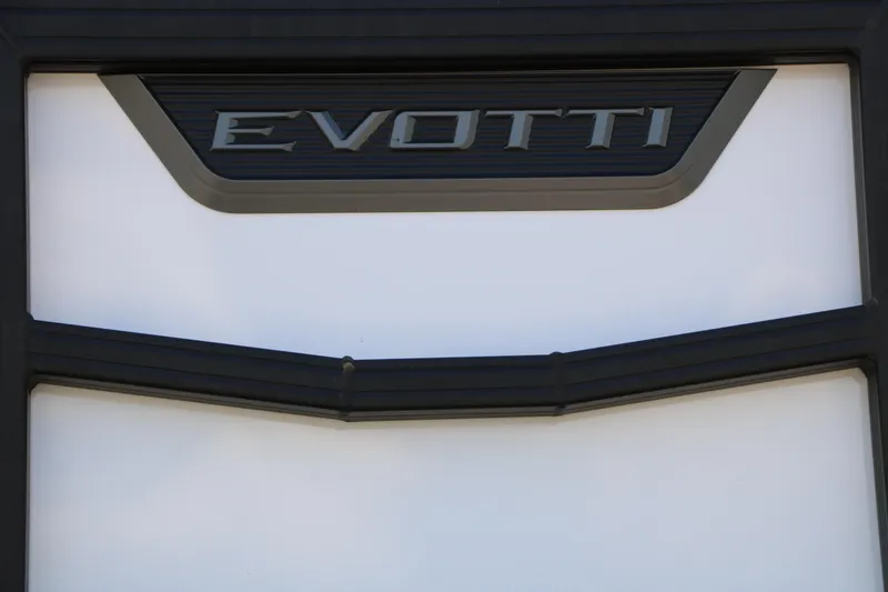 Slide: The Image of Evotti 725QL 2026 model logo on vehicle exterior, showcasing sleek design. - 5