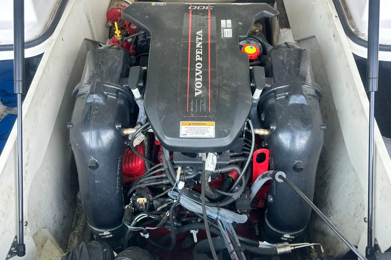 Slide: The Image of Engine compartment of a 2012 Regal 2300 RX Bowrider with Volvo Penta engine. - 9
