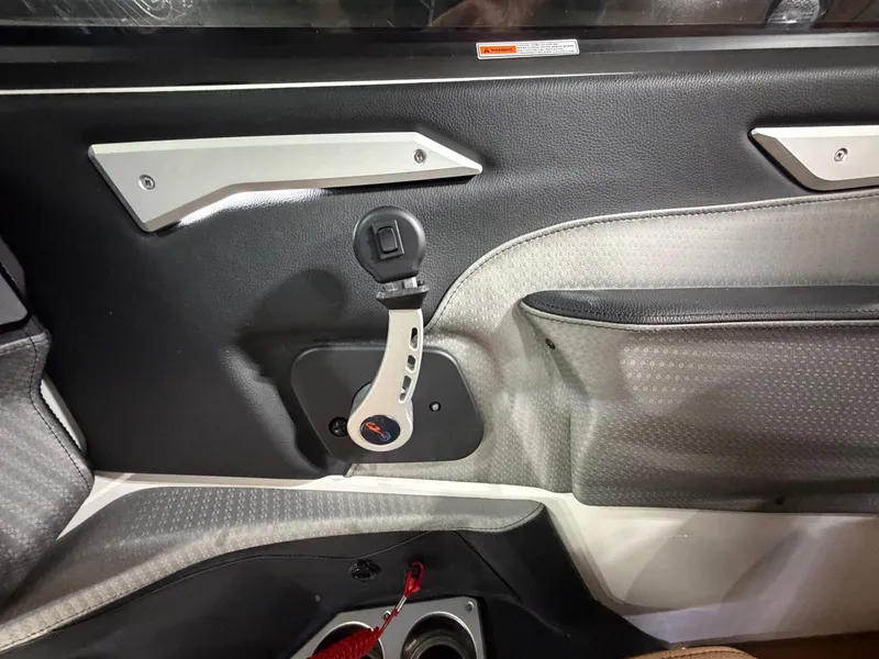 Slide: The Image of Close-up of a modern boat interior with sleek fittings and upholstery. - 14