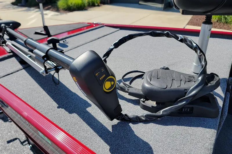 Slide: The Image of 2024 Tracker Bass Tracker Classic XL boat with Minn Kota Edge trolling motor. - 3