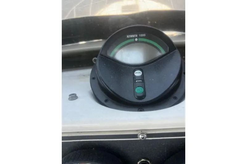 Slide: The Image of Azimuth 1000 compass on 1987 Silverton 34 Convertible boat dashboard. - 14