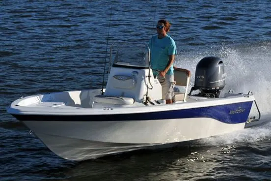 Slide: The Image of Manufacturer Provided Image: 2017 NauticStar 1910 NauticBay boat cruising on water. - 6