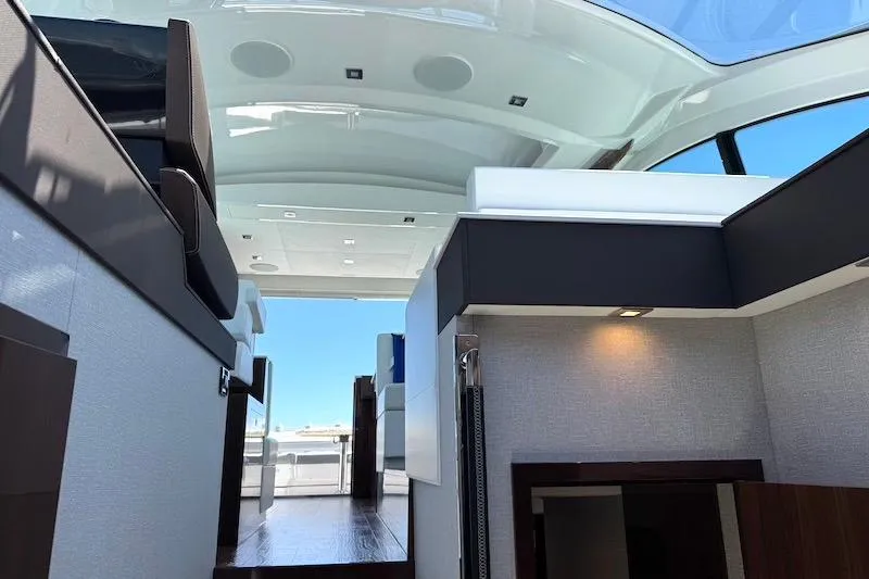 Slide: The Image of Interior view of 2023 Cruisers Yachts 50 Cantius, showcasing modern design and spacious layout. - 32