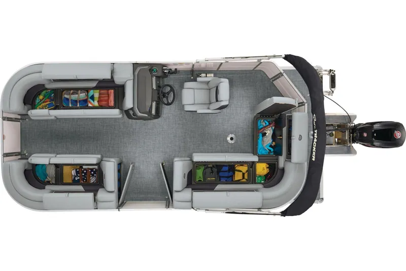 Slide: The Image of Sun Tracker Party Barge 20 DLX 2026 - 13