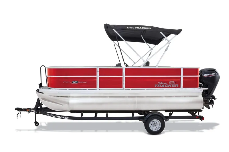 Slide: The Image of Sun Tracker Party Barge 18 DLX 2026 - 24