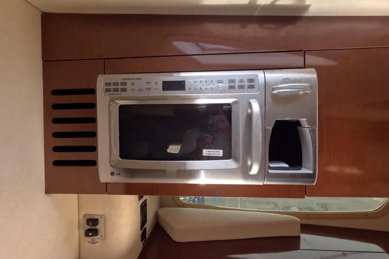Slide: The Image of Built-in microwave in 2008 Sea Ray Sundancer 350 yacht kitchen. - 11
