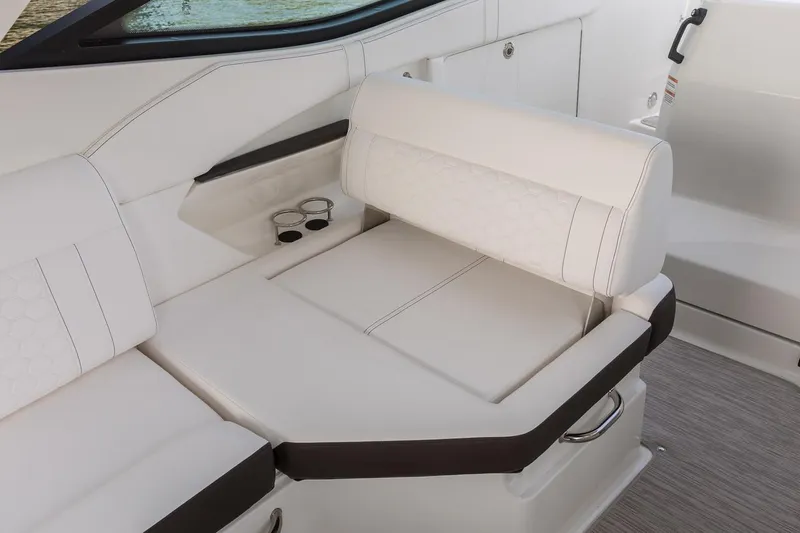 Slide: The Image of Manufacturer Provided Image: Luxurious seating area on the 2023 Sea Ray Sundancer 320 OB boat. - 8
