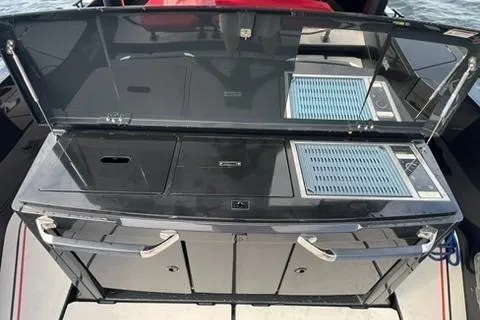 Slide: The Image of 2021 BRABUS 900 Shadow yacht kitchen with sleek design and modern amenities. - 13