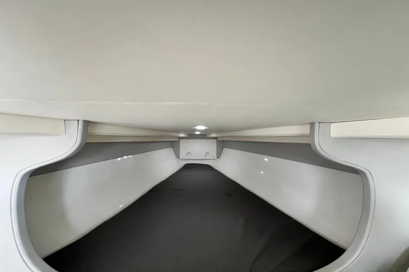 Slide: The Image of Interior cabin of 2016 Extreme Boats XC38, featuring sleek, modern design and ample space. - 156