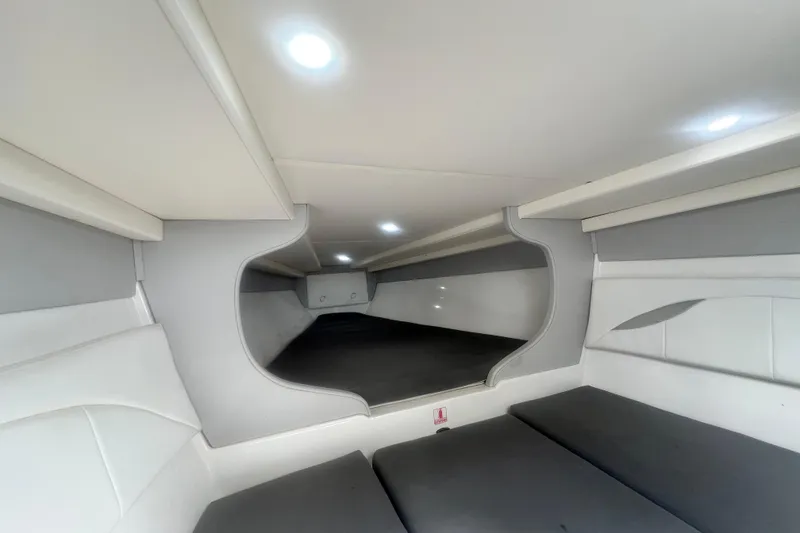 Slide: The Image of Interior cabin of 2016 Extreme Boats XC38, featuring modern design and comfortable seating. - 168