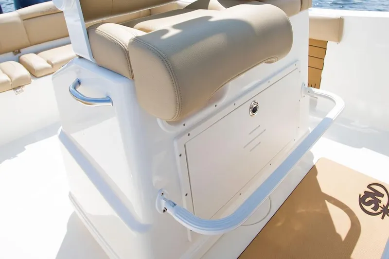 Slide: The Image of Manufacturer Provided Image: 2020 NauticStar 2602 Legacy boat seating and storage compartment. - 26