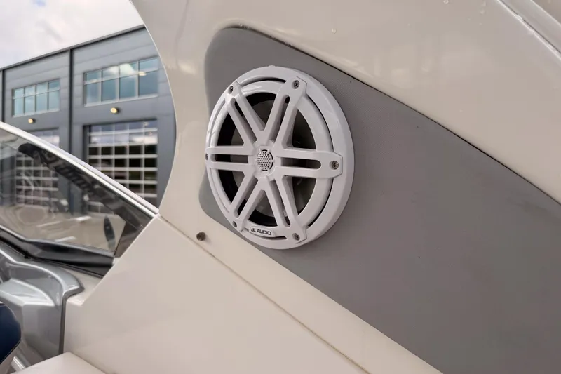 Slide: The Image of 2012 Chaparral 327 SSX boat with JL Audio speaker detail. - 14