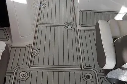 Slide: The Image of 2016 Yamaha Boats 242 Limited S E-Series interior with sleek, modern flooring design. - 14