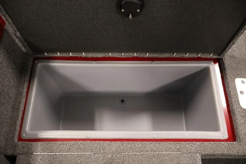 Slide: The Image of 2024 Tracker Targa V-18 Combo boat storage compartment, featuring a spacious interior design. - 36