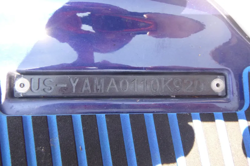 Slide: The Image of 2020 Yamaha WaveRunner VX Cruiser HO hull identification number plate. - 9