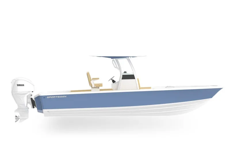 The Image of 2027 Sportsman Masters 267 Bay Boat with Yamaha engine, side view. - 0