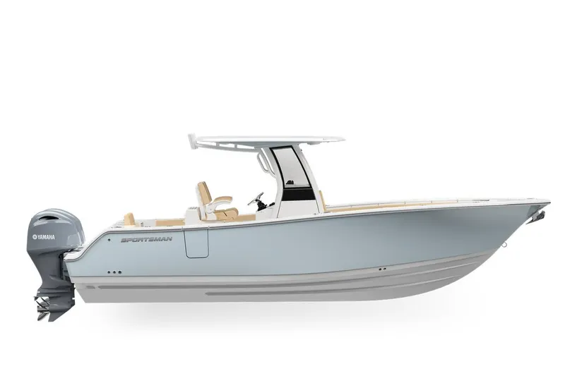The Image of 2027 Sportsman Open 262 Center Console boat with Yamaha engine, sleek design. - 0