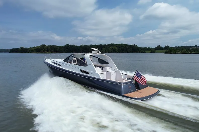 Slide: The Image of 2019 Palm Beach Motor Yachts GT50 underway - 66