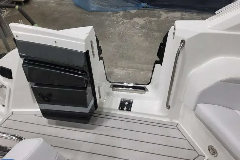 Slide: The Image of 2027 Formula 360 Crossover Bowrider OB interior with sleek seating and modern design. - 15