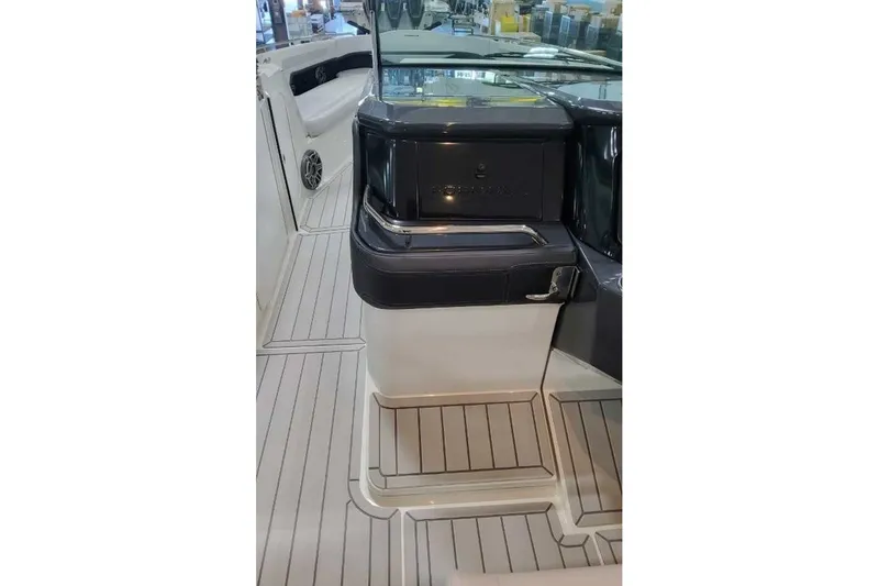 Slide: The Image of 2027 Formula 360 Crossover Bowrider OB interior with sleek design and modern features. - 60
