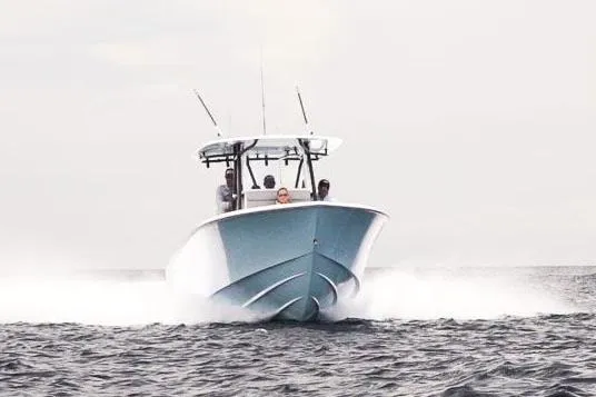 Slide: The Image of Manufacturer Provided Image: Contender 30 ST 2026 boat on open sea. - 3