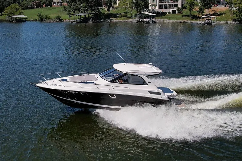 Slide: The Image of 2019 Regal 35 Sport Coupe underway - 62