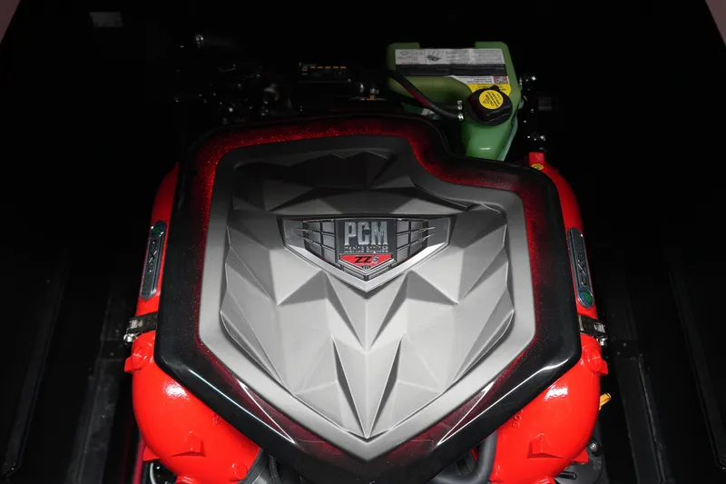 Slide: The Image of 2025 Nautique Super Air Nautique G23 engine with PCM branding, showcasing modern design. - 20