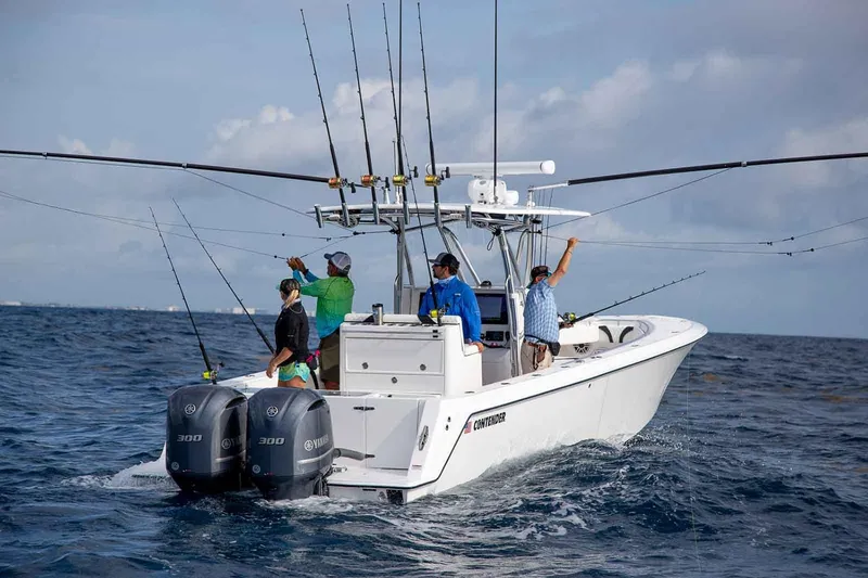 Slide: The Image of Manufacturer Provided Image: Anglers on Contender 32 ST boat deep-sea fishing, 2026 model. - 3