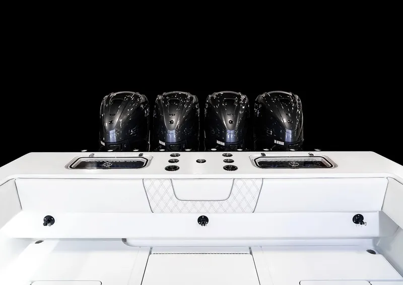 Slide: The Image of Manufacturer Provided Image: 2026 Contender 44 CB boat with four engines - 10