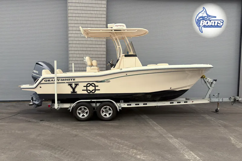 The Image of 2018 Grady-White Fisherman 216 boat on trailer, side view, parked outdoors. - 0