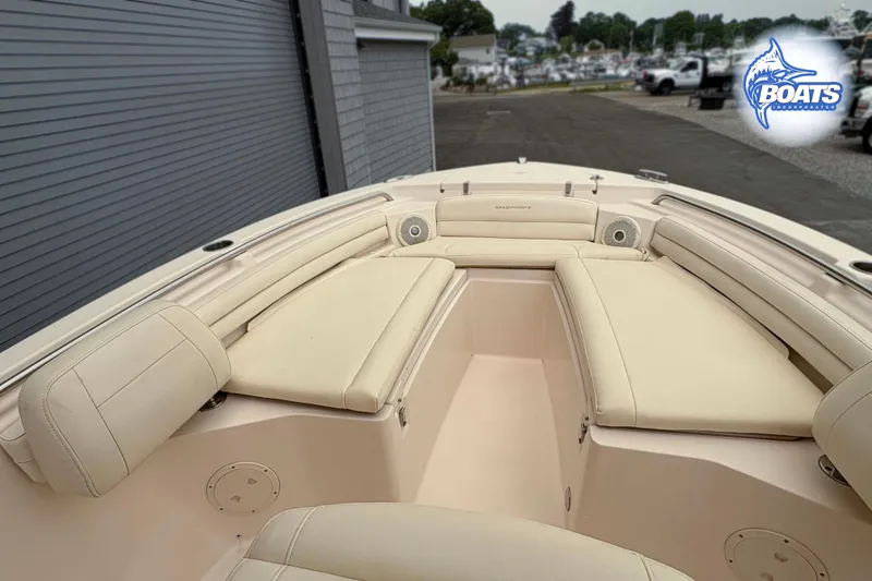 Slide: The Image of 2018 Grady-White Fisherman 216 boat with spacious seating and sleek design. - 4