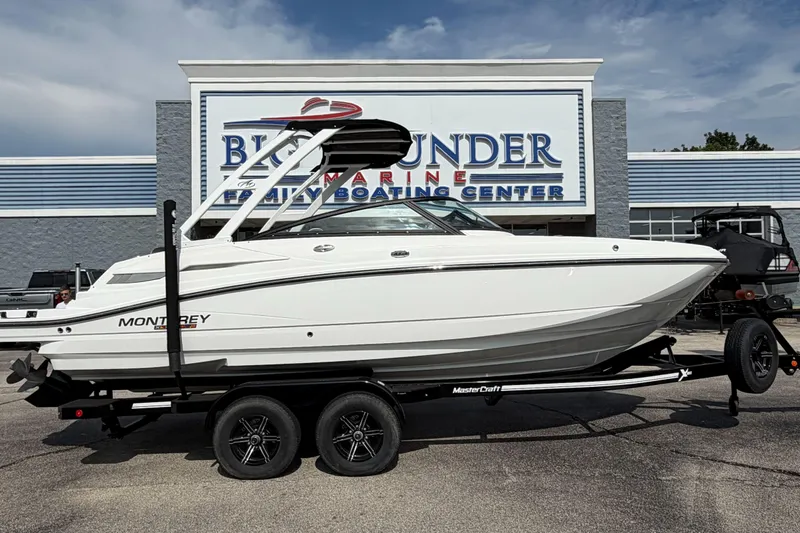 The Image of 2022 Monterey M4 boat on trailer at Big Thunder Marine Center. - 1