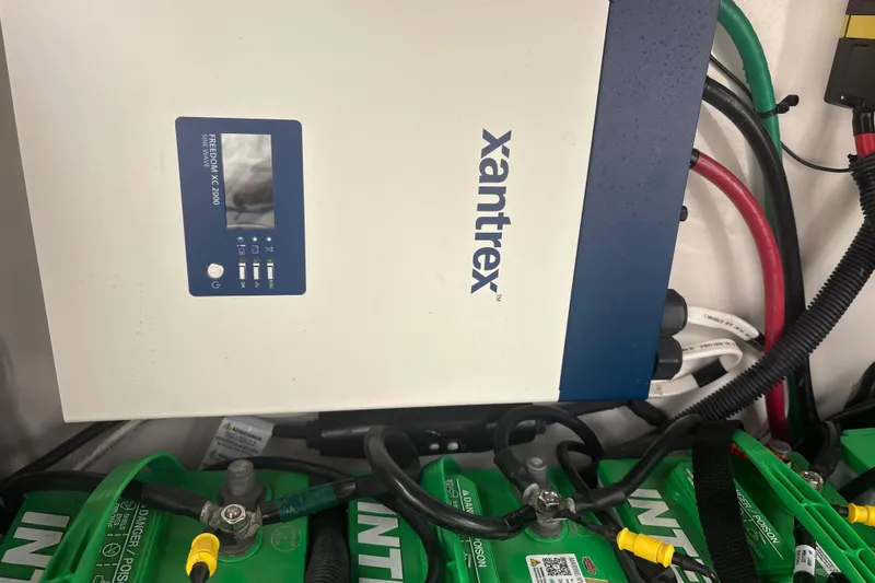 Slide: The Image of Xantrex Freedom XC 2000 inverter in 2023 Sea Fox 268 Traveler boat. - 48
