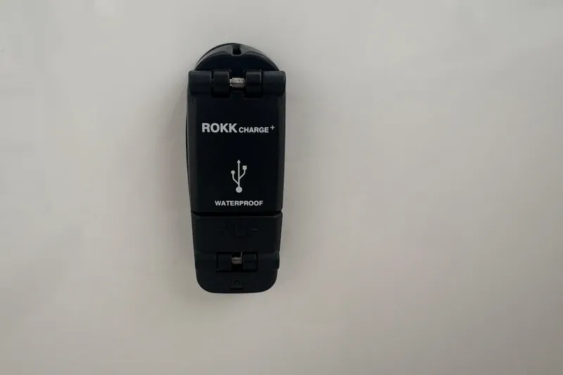 Slide: The Image of Waterproof ROKK Charge+ USB port on 2023 Sea Fox 268 Traveler boat. - 25