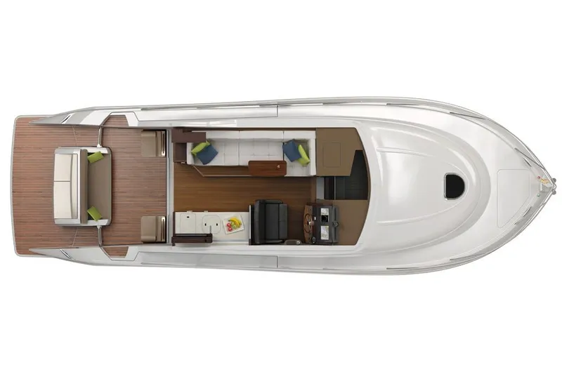Slide: The Image of Manufacturer Provided Image: Top view of 2017 Tiara Yachts C39 Coupe interior layout. - 24