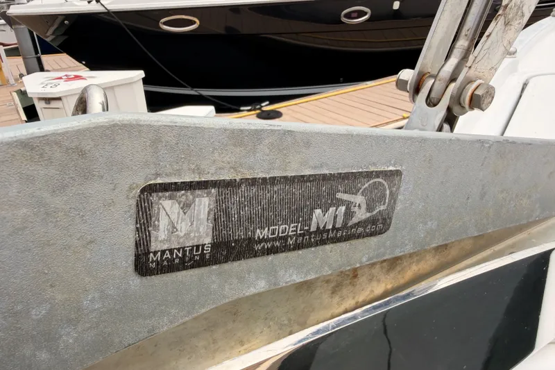 Slide: The Image of Mantus Marine anchor on 2017 Beneteau Oceanis 41.1 sailboat at dock. - 6