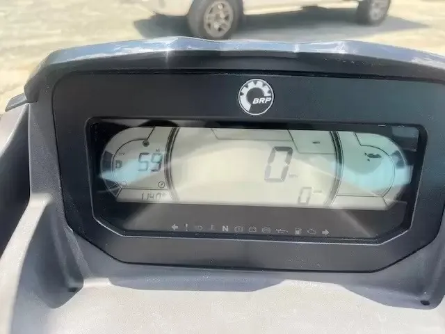 Slide: The Image of The image shows the dashboard of a 2022 Sea-Doo GTX 170 SS iDF with a digital display. - 6
