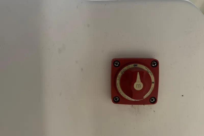 Slide: The Image of Red switch on 2019 Sea Born SV19 Bay boat panel. - 50
