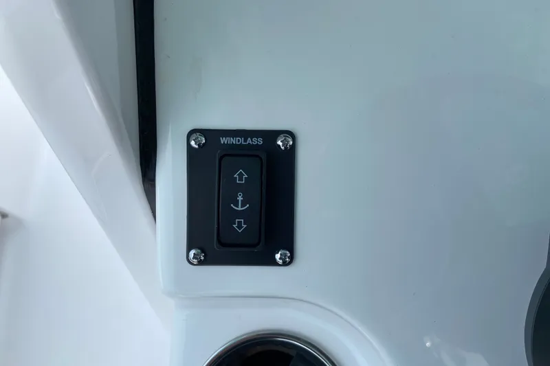 Slide: The Image of Windlass control panel on 2027 Sportsman Heritage 231 Center Console boat. - 18