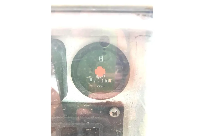 Slide: The Image of Hour meter reading 3345 on a 1990 Beneteau Oceanis 390 sailboat. - 55