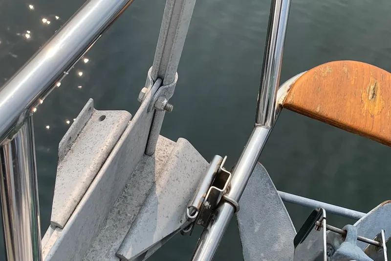 Slide: The Image of Bow pulpit and two anchors - 69