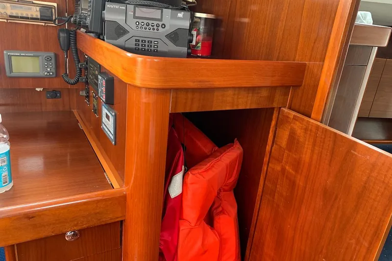 Slide: The Image of Hanging locker beneath nav station - 32