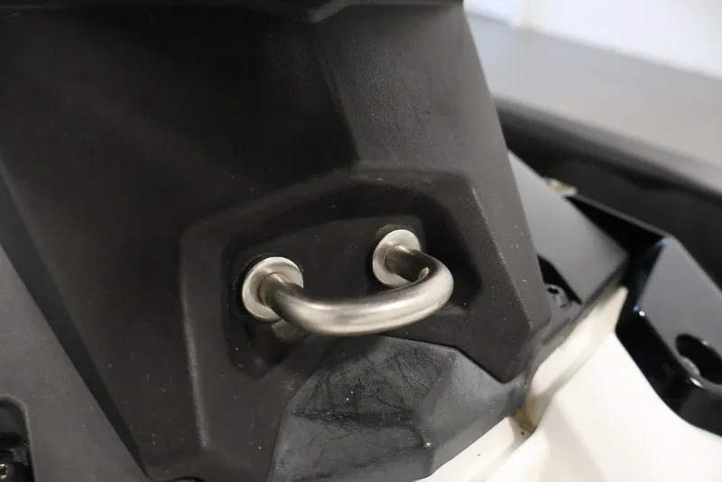 Slide: The Image of Close-up of a 2014 Sea-Doo Spark 3up tow hook detail. - 17