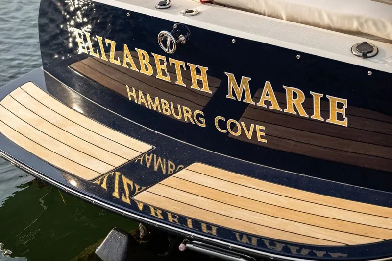 Slide: The Image of Hinckley Talaria 29R 2008 boat named "Elizabeth Marie" at Hamburg Cove. - 24