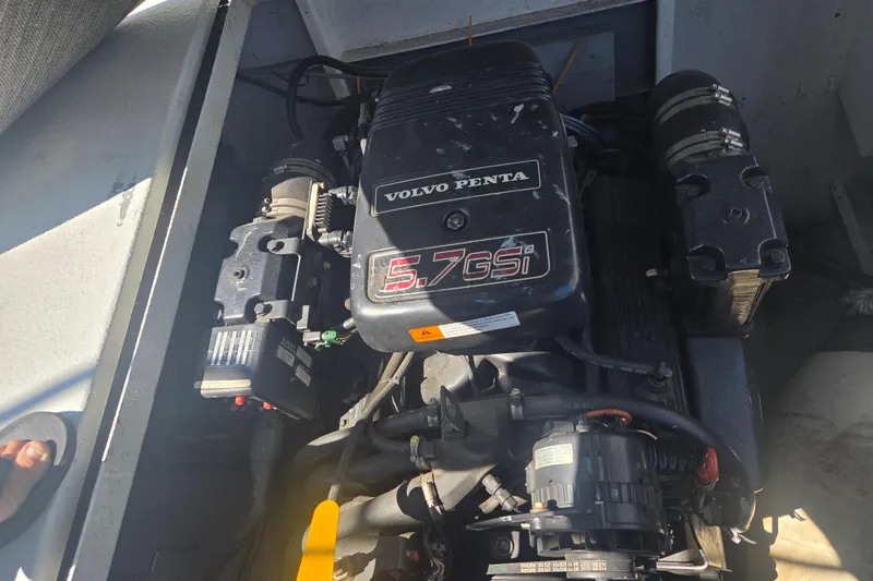 Slide: The Image of Volvo Penta 5.7 GSi engine in 1973 River Queen Star Stream boat. - 23
