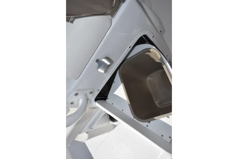 Slide: The Image of Storage compartment on 2027 Sea Hunt Ultra 255 SE boat, featuring sleek design and functionality. - 15