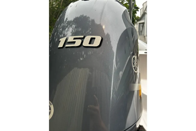 Slide: The Image of 2022 AB Inflatables Nautilus 19 DLX with Yamaha 150 outboard engine. - 3